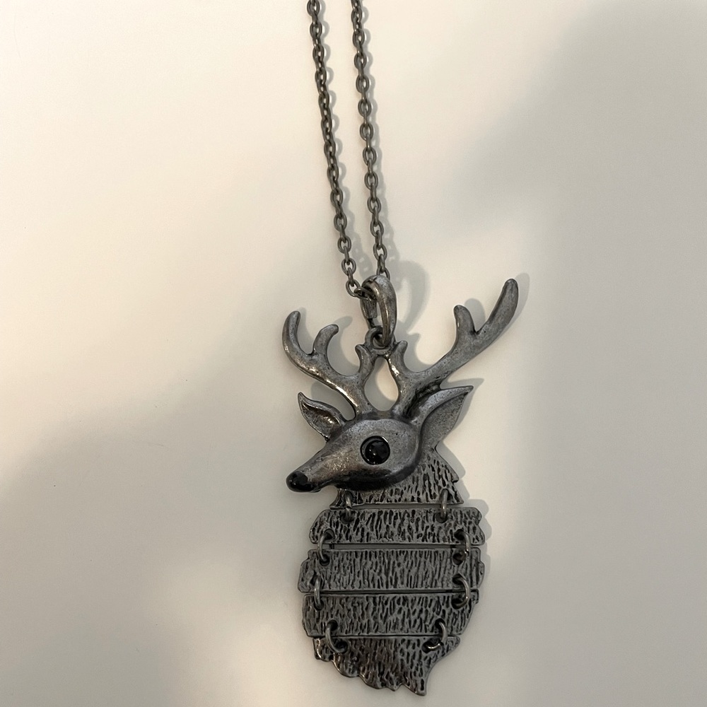 Deer necklace